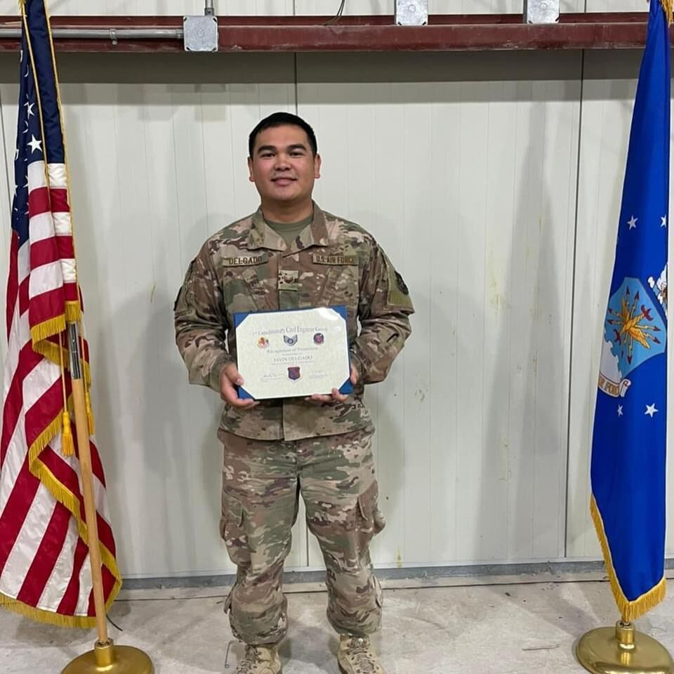 Delgado earns promotion to staff sergeant